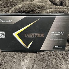 Seasonic VERTEX PX-1200 1200W 80PLUS PLATINUM ATX 3.0 PCIe Gen 5 PSU Unused picture