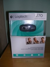Logitech C270 HD Webcam 720p Black - New in Box - Free S&H picture