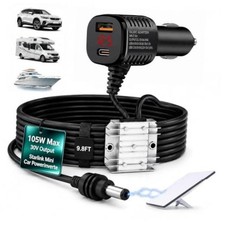 Starlink Mini Car Adapter, 105W Stable 3in1 Starlink Mini Car Charger-9.8FT picture