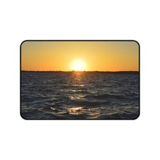 Sunset Over Ocean Desk Mat | Seascape Mouse Pad picture