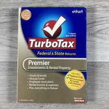 Intuit TurboTax Premier 2009: Federal & State, Investments & Rental Property picture