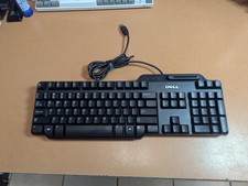 OEM Dell DJ741 0DJ741 USB Keyboard RT7D60 w/ Smart Card Reader used picture