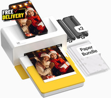 Portable 4x6 Photo Printer Bluetooth 2-in-1 with Dock for iPhone Android… picture