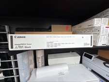 Canon imagePRESS T01 Black Toner 8066B001AA Genuine OEM C60 C700 C800 C910 New S picture