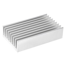 Electronics Cooler Heatsink for MOS GPU IC Chip Silver 100 x 60 x 25 mm picture