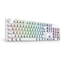 K710 Wireless Typewriter Mechanical Gaming Keyboard | White picture