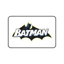 Batman Logo Desk Mat | Superhero Bat Emblem Mousepad picture
