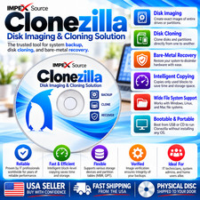 CloneZilla Hard Disk Partition Clone Backup software Boot CD GPL License for PC picture