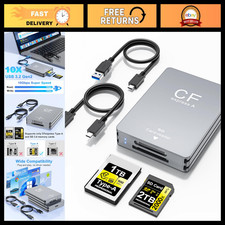 10Gbps CFexpress Type A & SD Card Reader USB-C USB-A 2-in-1 High-Speed Adapter picture