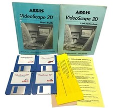 VideoScape 3D Software Aegis Development for Commodore Amiga 1987 User Guide picture