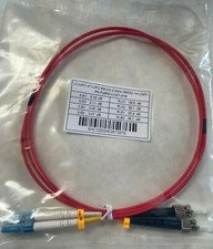 Fiber Optics Patch Cord Jumper SM SingleMode  LSZH Duplex 2mm Red LCST LC-ST 1M  picture