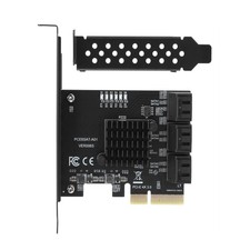 1Pcs PCI-E To 6 Ports SATA 3.0 Controller Expansion Card Adapter 6Gbps For PC g picture
