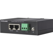 Intellinet Industrial Gigabit Ultra PoE Injector, 1 x 60 W Port, IEEE picture