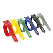 60 PCS Reusable Cable Ties  Adjustable Cord Organizer 6-inch - Multicolor picture