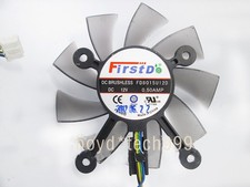 ASUS FD8015U12S AMD Video Card Fan Replacement 4 x 43mm 4Pin 12V 0.5A 75mm picture