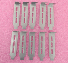 Lot of 10 Supermicro Blank Low Profile Vented PCI Cover Plate- Three Slotted picture
