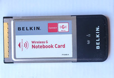 Belkin Wireless G Notebook Card Model F5D7010: ( In Pre Owned Condition As Is). picture