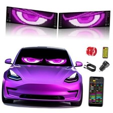 Devil Eyes Light for Cars (2-Pack) – 15''x4'' Dual LED Eyes for Car Windshield  picture