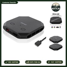 Versatile Fan Hub with 6 PWM 4-Pin Ports for PC - Plug and Play Installation picture