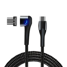 Sisyphy USB C Magnetic Cable (5ft L-Shape), USB2.0 Type C Right L-Shape picture