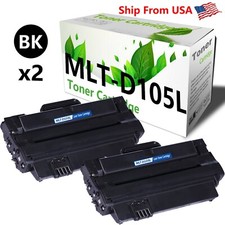 2-Pack MLTD105L Toner Cartridge for D105L MLT-D105L for SF-650 650P Printers picture