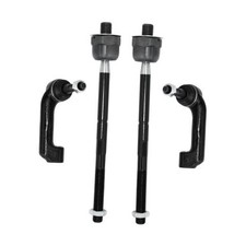 4Pcs Front Steering Inner Outer Tie Rod Ends Kit picture