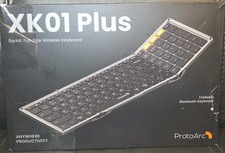 ProtoArc XK01 Plus Foldable Backlit Full-Size Wireless Keyboard Open Ripped Box picture