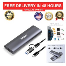 M.2 NVMe SSD Enclosure USB 3.1 Gen2 10Gbps Tool-Free Aluminum Case UASP TRIM picture