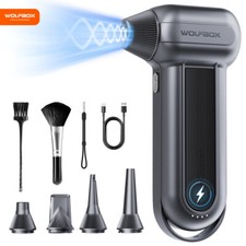 WOLFBOX MF100 Rechargeable Air Duster Cleaner 150000RPM 3-Gear Cordless for PC picture