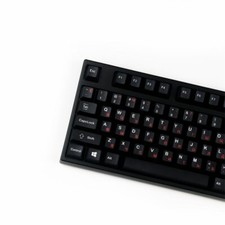 1 Set Black With Red Russian Legends Custom Keycap Set For Mechanical Keyboard picture