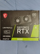 MSI GeForce RTX 3050 LP E 6G OC 6GB GDDR6 Low Profile Graphics Card New VD9314 picture