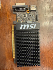 MSI GeForce GT 710 1GB DDR3 PCIe x16 DVI/HDMI Tested and Working picture