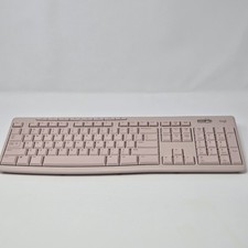 Logitech K270 Wireless Keyboard Rose Full Size USB 2.4GHz PC Laptop Open Box picture
