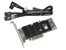 DELL 0VM02C PERC H710 SAS/6GB 512MB PCI-e x8 Raid Controller FP +BBU & SAS Cable picture