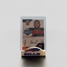 3D Printed Buffalo Bills Card Stand - White/Blue/Red picture