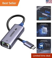Versatile USB-C to 2.5G Ethernet Adapter - Compatible with Mac, iPhone, and More picture