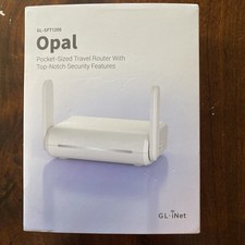 New Sealed GL.iNet Opal GL-SFT1200 Dual Band Secure Travel Router White picture