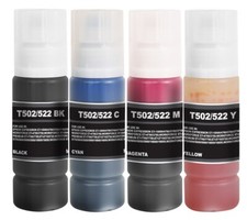 Ink Bottle Refill for T502 Epson EcoTank ET-4760 T-4850 ST-2000 ST-3000 ST-4000 picture