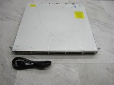 Cisco Catalyst C9300-48P-E w/ C9300-NM-4G 48-Port PoE+ Single PSU & Ear Kit picture