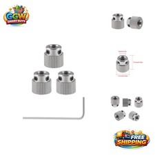 Durable 3-Piece Stainless Steel Gear Set for Enhanced 3D Printing Performance picture