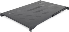StarTech 1U 4-Post Vented Adjustable Rack Shelf 150lb ADJSHELFV picture