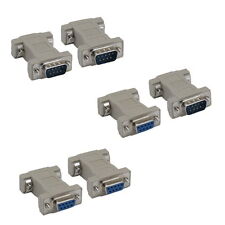 DB9 Male Female M/M M/F F/F Serial AT Null Modem Adapter Changer RS232 Crossover picture