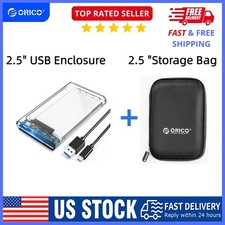 ORICO 2.5'' Hard Drive Enclosure SATA USB 3.0 USB C 6Gbps External HDD Case 4TB picture