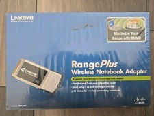 Cisco Linksys WPC100 Wireless Adapter MIMO Network Notebook Range Plus Complete picture