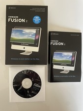 VMware Fusion 2 for Mac OS X Retail Box CD w/ Manual & Serial picture
