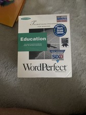 Vintage 1993 WORDPERFECT Versions 6.0 Windows plus QUATTRO PRO 5.0 New Sealed picture