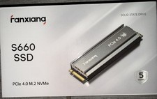 Fanxiang S660 1TB NVMe SSD PCIe 4.0 M.2 2280 TLC Heatsink PS5 NEW SEALED picture