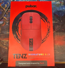 Pulsar TenZ Signature Red Wireless Optical Gaming Mouse 5000 DPI 3-Button picture