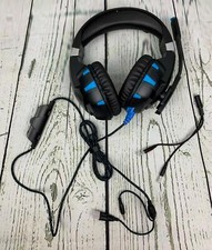 RUNMUS Gaming Headset Xbox One Headset PS4 Headset with Crystal Clear Mic LED picture