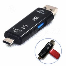 3in1 Type-C/Micro-USB/USB Host OTG Card Reader Mobile Data Easy Share Transfer picture